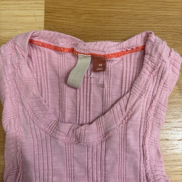 Anthropologie Pilcro Scoop Neck Racer Tank Pink Size Extra Small NWOT - Picture 5 of 5